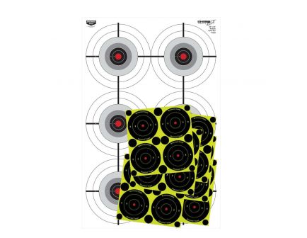 Birchwood Casey EZE-Scorer 23" x 35" Multiple Bullseye Target, Multi-Color - 37444