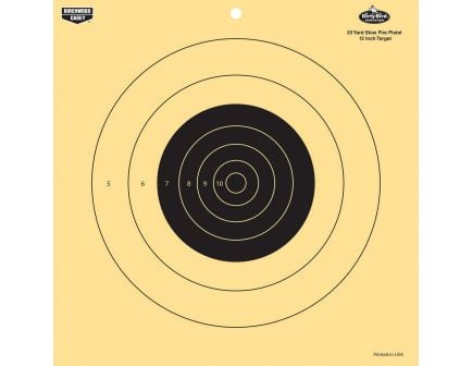 Birchwood Casey Dirty Bird 12" Reactive Target, Tan/Black, 12/pack - 35022