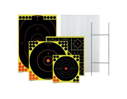 Birchwood Casey Sharpshooter Stand and Target Kit, Yellow/Black - 38102