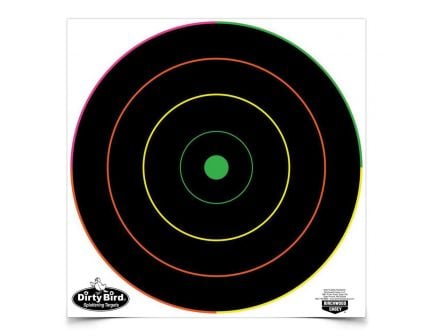 Birchwood Casey Dirty Bird 12" Bullseye Target, Multi-Color, 10/pack - 35830