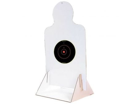 Birchwood Casey Freedom 20" x 35" Silhouette Single Stack Target Kit, Black/White - 37502