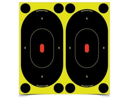 Birchwood Casey Shoot-N-C 7" Self-Adhesive Silhouette Target, Black, 60/pack - 34750