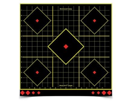 Birchwood Casey Shoot-N-C 17.75" Self-Adhesive Sight-In Target, Black, 5/pack - 34175