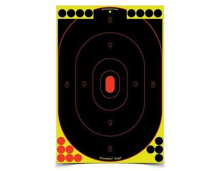Birchwood Casey Shoot-N-C 12" x 18" Self-Adhesive Silhouette Target, Black, 12/pack - 34617
