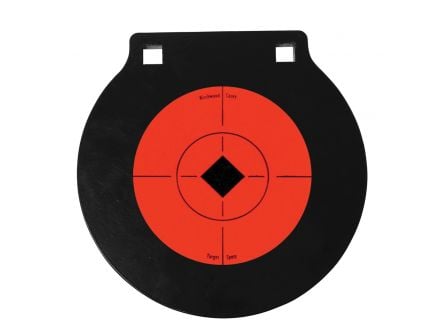 Birchwood Casey World of Targets 6" Double Hole Gong Target, Orange/Black - 47608