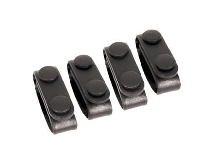 Blackhawk Molded Belt Keeper for 2" and 2.25" Duty Belts, Black, 4/pack - 44B300BK
