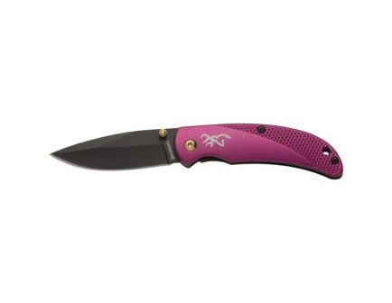 Browning Prism 3 Drop Point Folding Knife, 2.875", Plum - 3220343