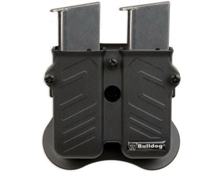 Bulldog Cases Max Multi-Fit Ambidextrous Hand S&W/M&P OWB Magazine Holder Holster, Black - MXM