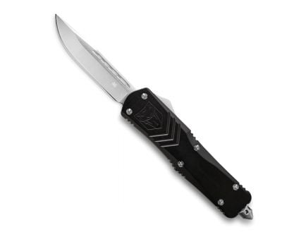 CobraTec Knives FS-X Drop Point Knife, 2.75", Black - SBLKFSXSDNS
