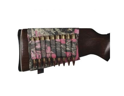 GrovTec 9 Shell Rifle Buttstock Ammo Holder, TrueTimber Conceal Dark Pink - GTAC74