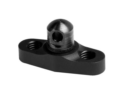 GrovTec 6061 Aluminum KeyMod Flanged Stud Mount, Hard Anodized Black - GTSW111