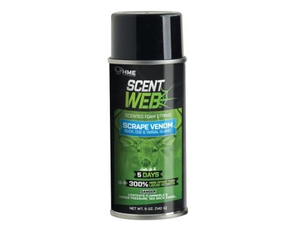 HME Scent Web Scented Foam String, 5 oz Can, Scrape Venom - SW-SCRPVEN
