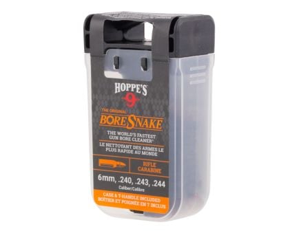 Hoppe's Boresnake Den Bore Cleaning Rope, 6mm, .243 - 24012D