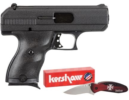 Hi-Point Compact 9mm 8+1 Round Semi Auto Handgun, Black - 916HCKNIFE
