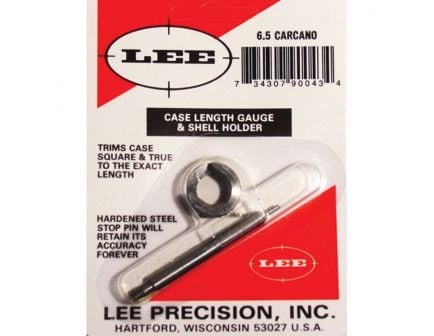 Lee Precision 6.5x52mm Carcano Steel Case Length Gauge - 90043