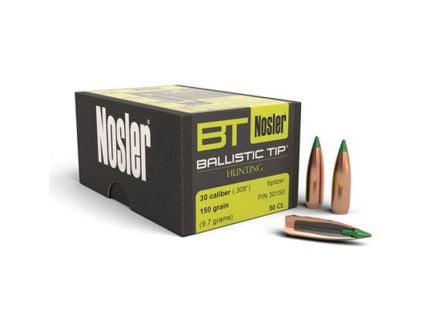 Nosler Ballistic Tip Hunting 7.62x39mm 123 gr SBT Rifle Bullet, 50/box - 30131