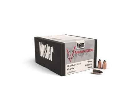 Nosler Varmageddon .22 35 gr FBTP Rifle Bullet, 100/box - 36763
