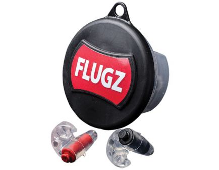 Otis Flugz 21 dB Inside the Ear Formble Earplugs, Black/Red - FG-FL-1C