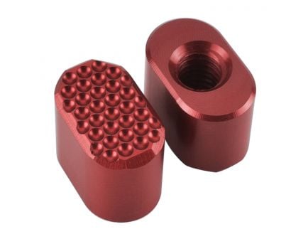 Phase 5 PMR Dimpled Magazine Release, Red - PMR-RED DIMPLED