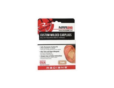 Radians 26 dB Molded Ear Plug, Tan - CEP002T