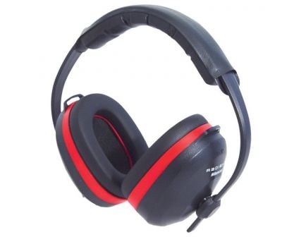 Radians Silencer 26 dB Over the Head Earmuff, Red/Black - SL0130CS