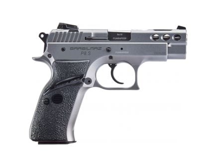 SAR USA P8S Compact Steel Framed Pistol 9mm 3.8" 17rd, Stainless - P8SST