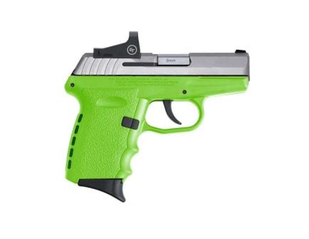 SCCY CPX-2RD 9mm Pistol, Lime - CPX-2TTLGRD
