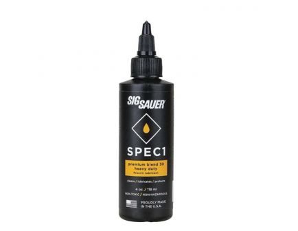 Sig Sauer SPEC1 30-WT Premium Blend Lubricant, 4 oz Bottle - SPEC1-30WT-4OZ