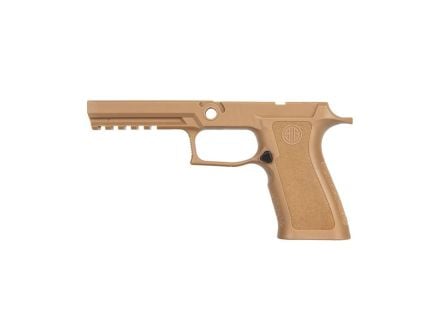 Sig Sauer P320-XFull Grip Module Full Fits P320 - Coyote Tan - for Enhanced Performance and Tactical Style - GRIP-MODX-F-943-LG-COY
