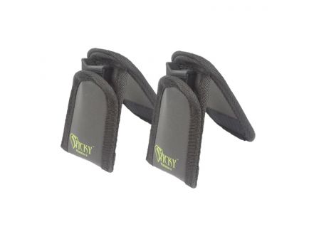 Sticky Holsters Mini Mag Pouch, Black with Green Logo, 2/pack - MMPX2
