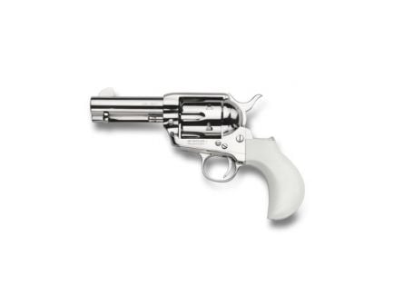 Taylors & Company 1873 Nickel Flattop Ivory Birdshead .357 Mag Revolver, Nickel Plated - OG1418