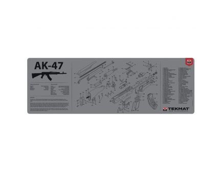 TekMat AK-47 Gun Cleaning Mat, 36" W x 12" H x 0.125" T, Gray - R36-AK47-GY