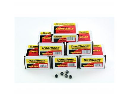 Traditions Firearms .44 140 gr 0.454" Lead Round Ball, 100/pack - A1642