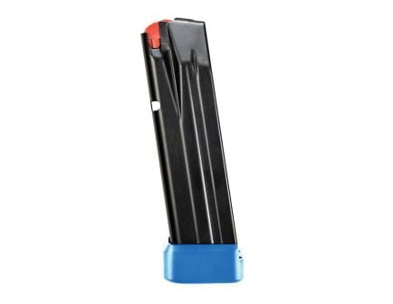 waltherarms 15 Round 9mm Magazine, Black with Blue Base - 2836335