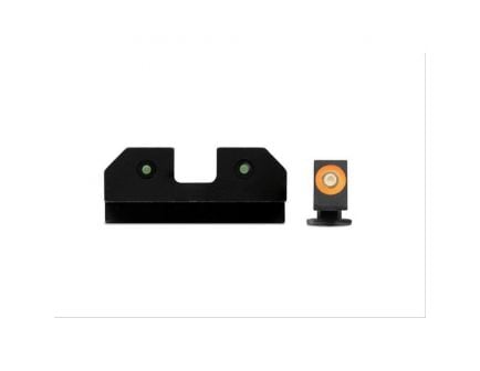 XS Sights RAM Night Sight for Glock 17 and 19 Pistols, Orange Front/Black Rear - GL-R012P-6N