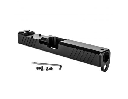 ZevTech Z17/Duty Stripped Slide w/ RMR Cut for Glock 17 Gen 1-3 Pistol, Black Nitride - SLD-Z17-3G-DUTY-RMR-BLK