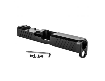 ZevTech Z19/Duty Stripped Slide w/ RMR Cut for Glock 19 Gen 5 Pistol, Black Nitride - SLD-Z19-5G-DUTY-RMR-BLK