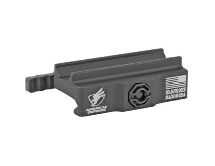 American Defense Base Mount w/ Picatinny & Quick Release Fits ACOG/Aimpoint, Black - AD-B2-TL