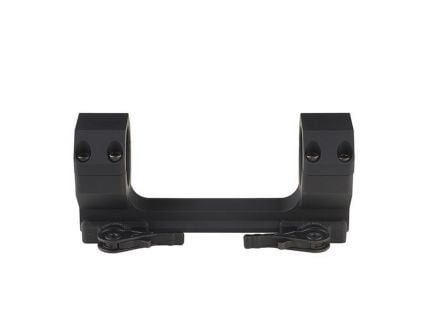American Defense Delta 30mm 6061 T6 Aluminum Quick Detach Standard Titanium Lever Scope Mount without Offset, Black - AD-DELTA-30-STD-TL