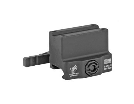 American Defense Trijicon MRO Mount w/ Titanium Lever, Black - AD-MRO-11-STD-TL