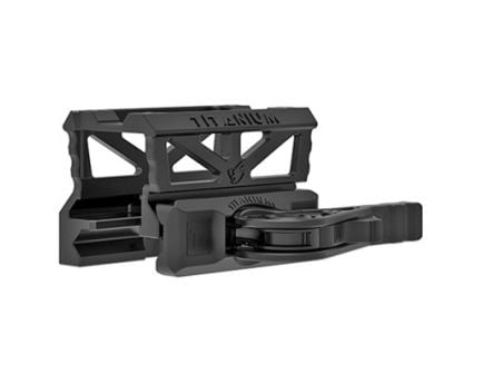 American Defense Mount Fits Trijicon MRO w/ Quick Release & Absolute Co-Witness, Black Titanium - AD-MRO-CO-Ti
