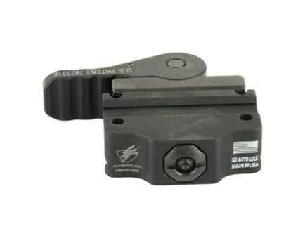American Defense QR Mount Fits Trijicon MRO Standard, Black - AD-MRO-L STD