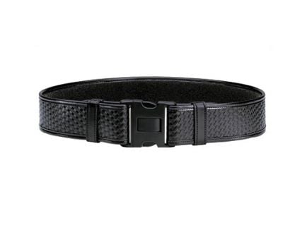 Bianchi 7950 2.25" Duty Belt Size 40-46 Large Basketweave Duraskin Belt, Black - 22127