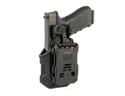 Blackhawk T-Series L2C Size Right Hand Glock 17 Concealment Light Bearing Holster, Matte Black - 410200BKR