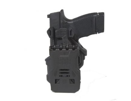 Blackhawk T-Series L2C Size Right Hand Glock 43 Concealment OWB Holster, Matte Black - 410768BKR