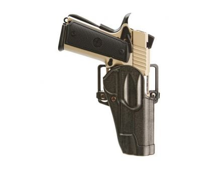 Blackhawk Standard CQC Size 2 Right Hand Glock 19 Concealment Injection Molded Sportster Holster, Matte Black - 415602BK-R