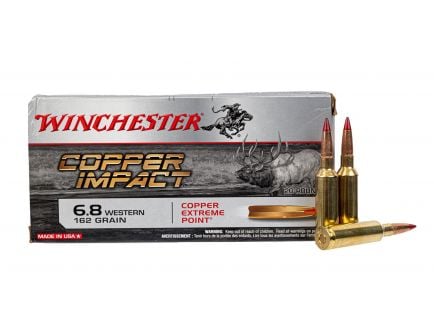 Winchester Expedition Big Game Long Range 160 gr Accubond 6.8 Western Ammunition, 20 Rounds