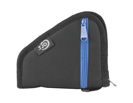 Bulldog Cases Soft X-Small Colt Pistol Rug with Zipper, Black - CLT-40
