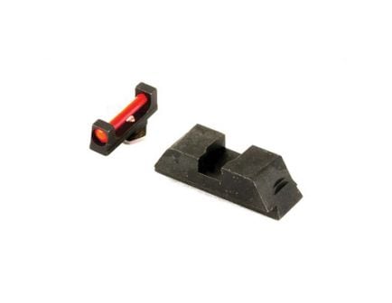 AmeriGlo Red Fiber Front Black Rear Sight Set For 10mm/45 ACP Glock - GFT-119