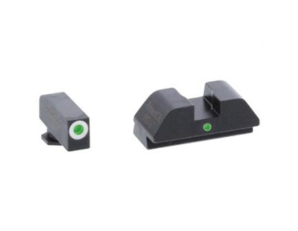 AmeriGlo I-Dot Glock 42/43 Green Tritium Night Sight Set - GL-105